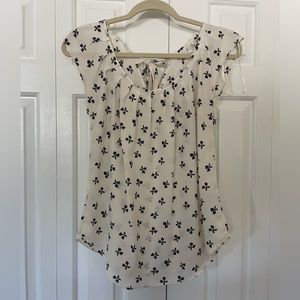 LC Lauren Conrad capped sleeve blouse